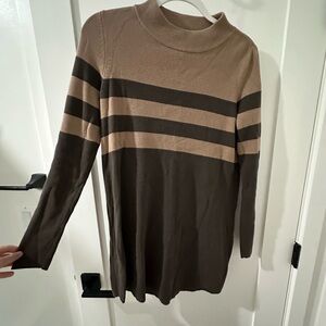 Free People Cozy Knit Sweater in Brown